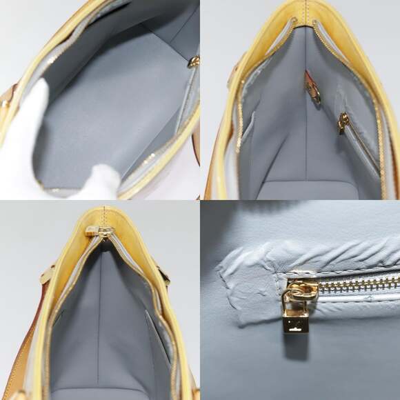LOUIS VUITTON Monogram Vernis Houston Hand Bag Gris M91053 - Picture 12 of 13